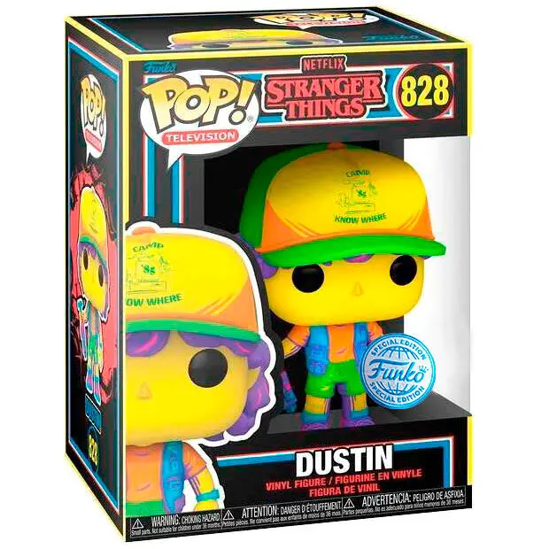 POP figurica Stranger Things Dustin in Beef Black Light Exclusive fotografija izdelka