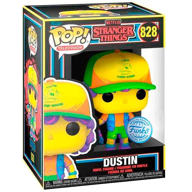 POP figurica Stranger Things Dustin in Beef Black Light Exclusive fotografija izdelka