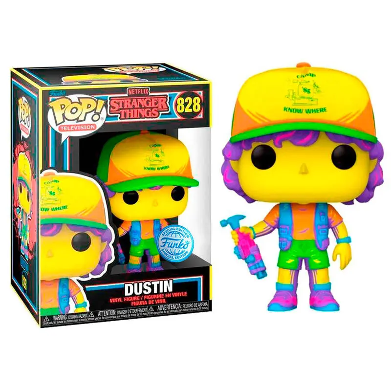 POP figurica Stranger Things Dustin in Beef Black Light Exclusive fotografija izdelka