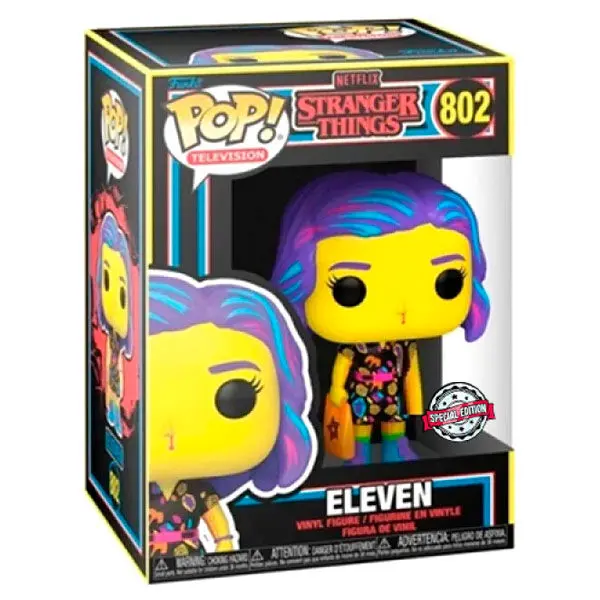 POP figurica Stranger Things Eleven v Mall Outfit Black Light Exclusive fotografija izdelka