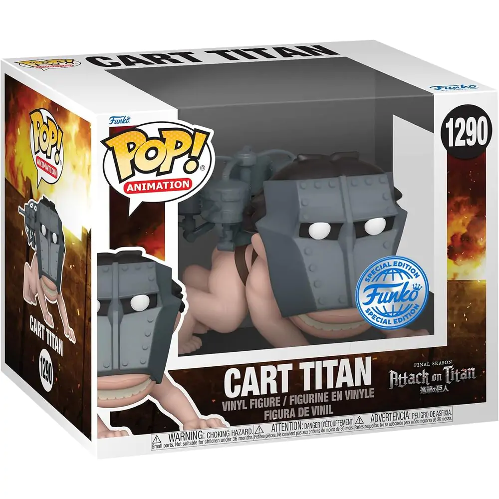 POP figurica Super Attack On Titan Cart Titan Exclusive fotografija izdelka