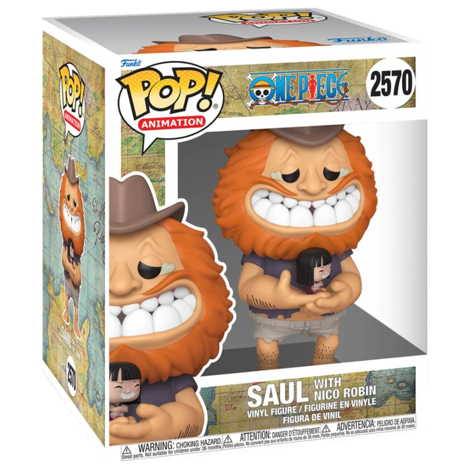 Funko POP figura Super One Piece Saul With Nico Robin fotografija izdelka