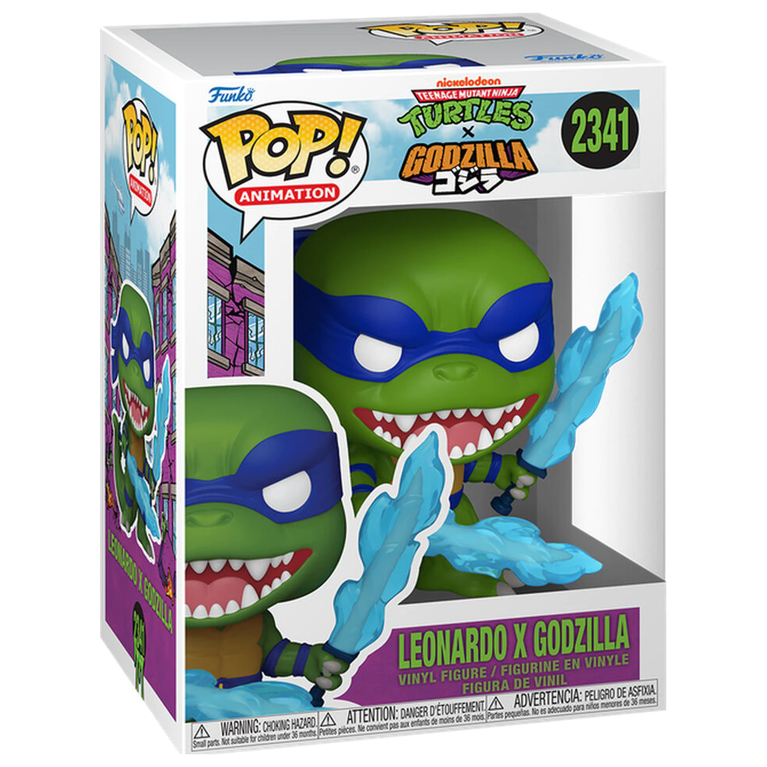 Funko POP figura Teenage Mutant Ninja Turtles x Godzilla - Leonardo X Godzilla fotografija izdelka