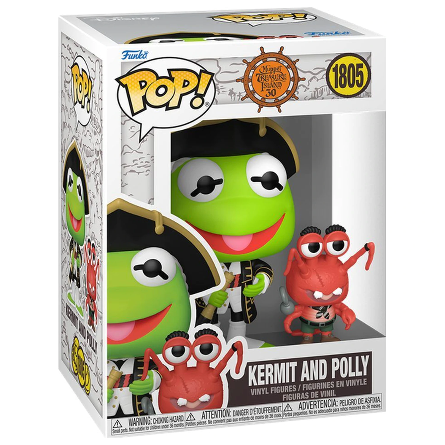 Funko POP figura The Muppet Muppet Treasure Island Kermit and Polly fotografija izdelka