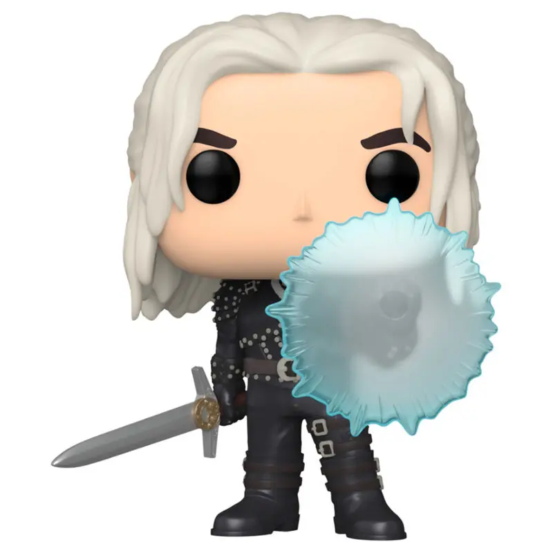 The Witcher POP! TV Vinilna Figura Geralt (Shield) 9 cm fotografija izdelka