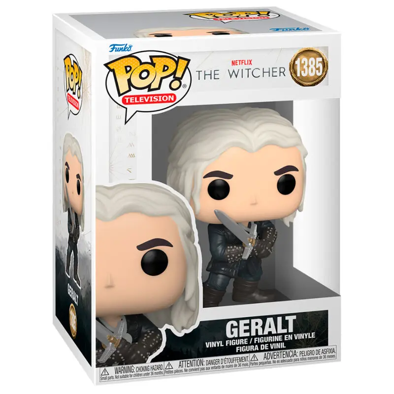 The Witcher POP! TV Vinilna Figura Geralt 9 cm fotografija izdelka