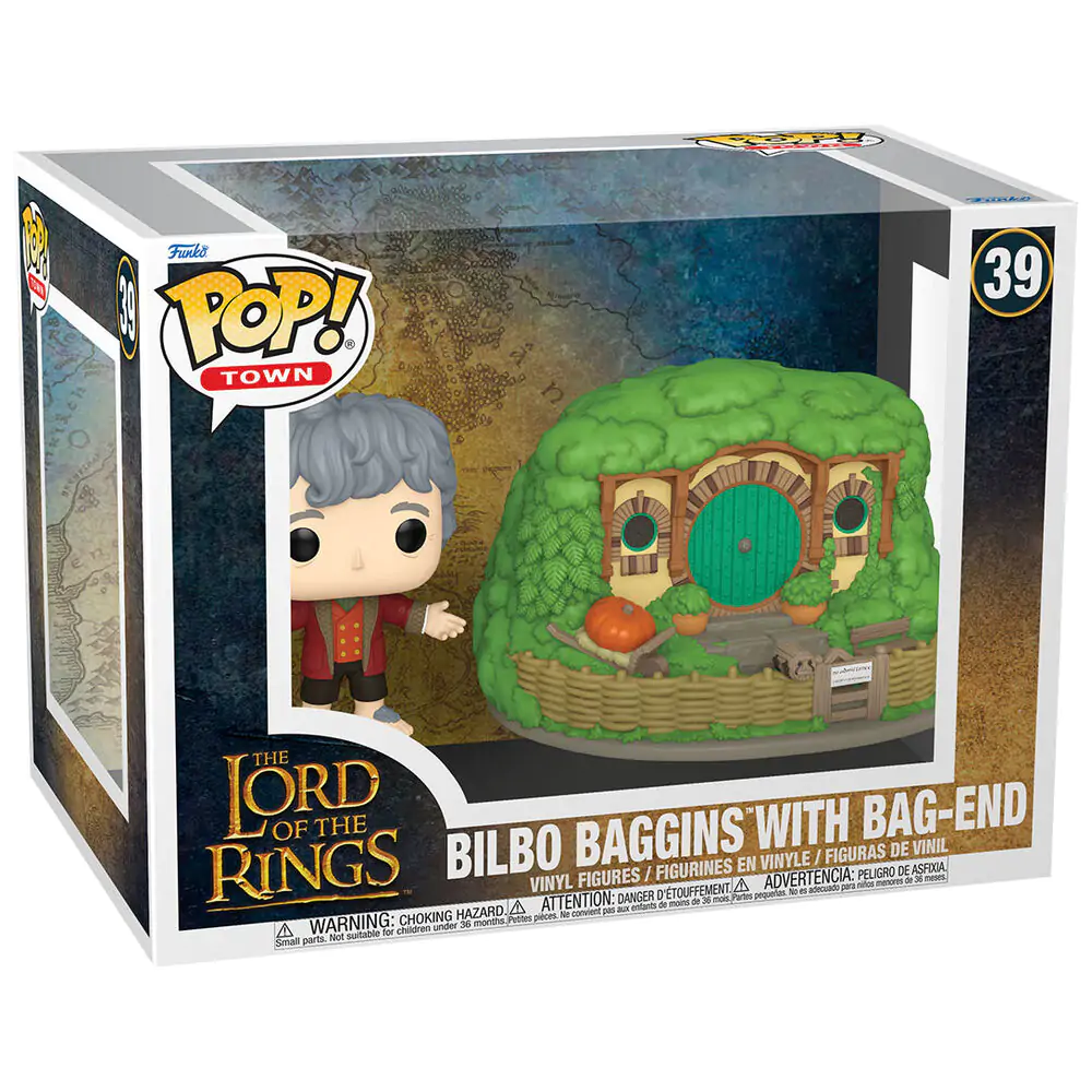 Funko POP figurica Town The Lord of the Rings Bilbo Baggins with Bag-End fotografija izdelka