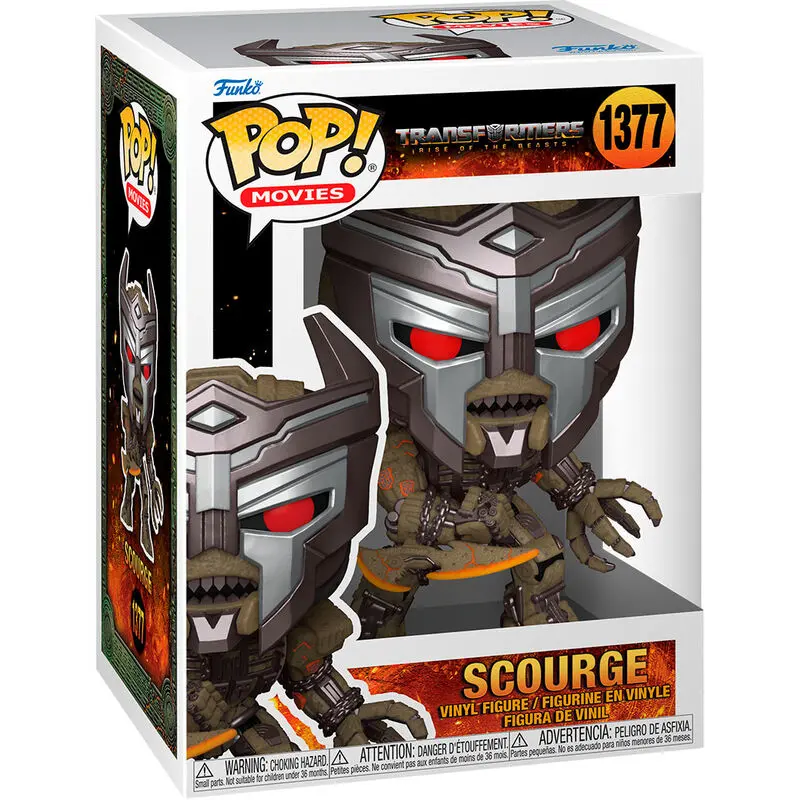 Transformers: Rise of the Beasts POP! Movies Vinil Figura Scourge 9 cm fotografija izdelka