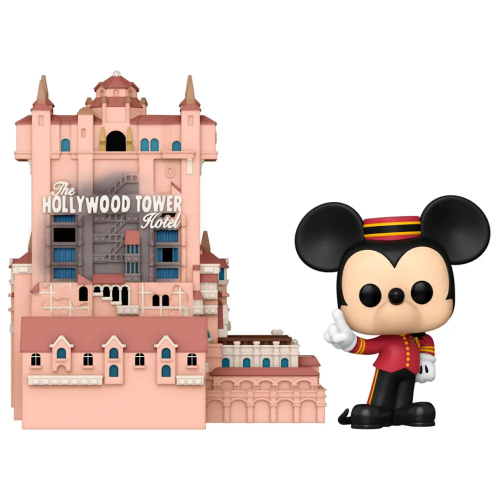 Walt Disney World 50th Anniversary POP! Town Vinilna Figura Hollywood Tower Hotel in Mickey Mouse 9 cm fotografija izdelka