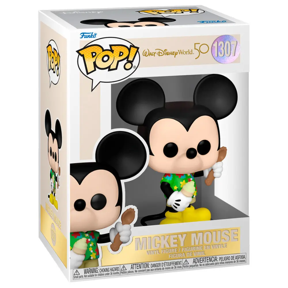 Walt Disney World 50th Anniversary POP! Disney Vinyl Figurica Aloha Mickey Mouse 9 cm fotografija izdelka