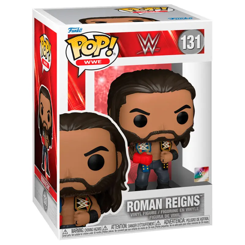 WWE POP! Vinilna Figura Roman Reigns s Pasovi 9 cm fotografija izdelka