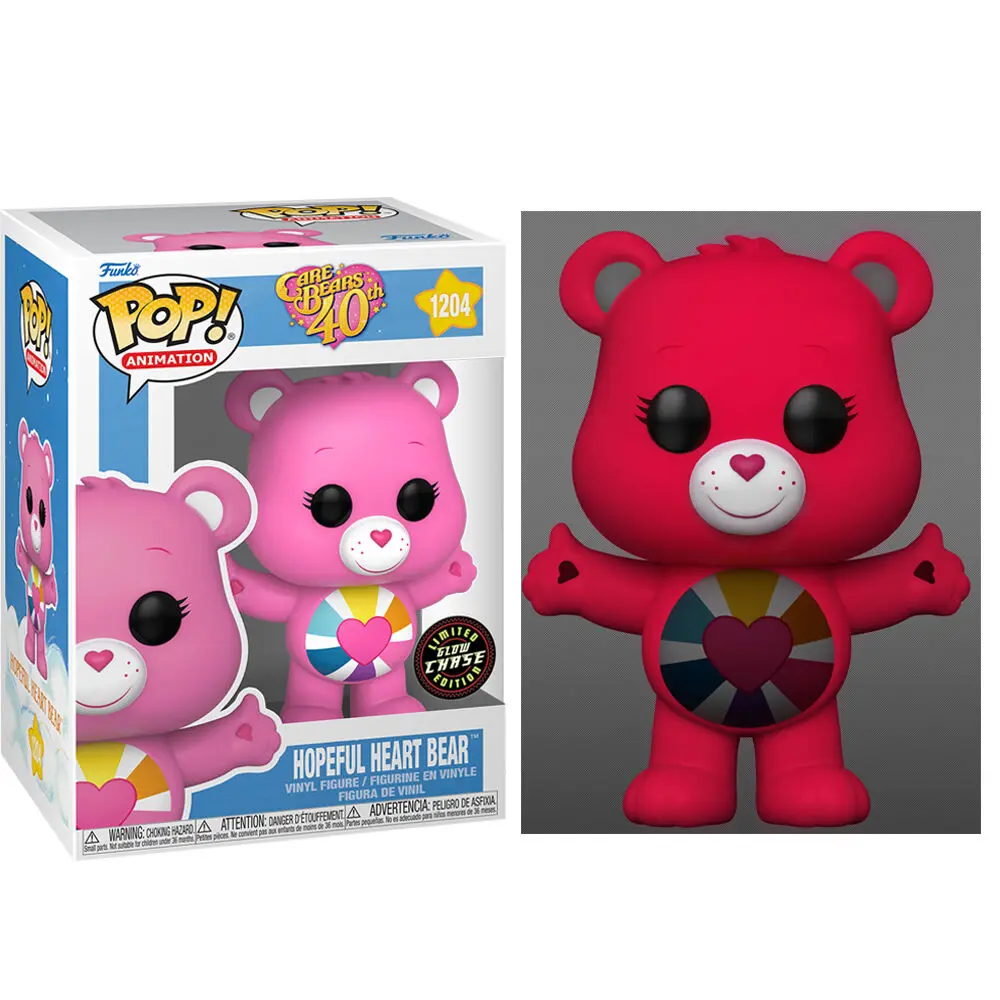 POP figurica Care Bears 40th Anniversary Hopeful Heart Bear Chase fotografija izdelka