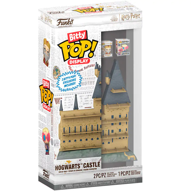 Bitty Funko POP Display Harry Potter Bradavičarka grad fotografija izdelka