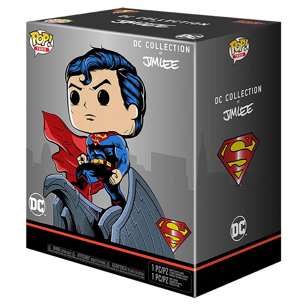 Funko POP & Tee DC Comics Jim Lee Superman figura & majica box fotografija izdelka