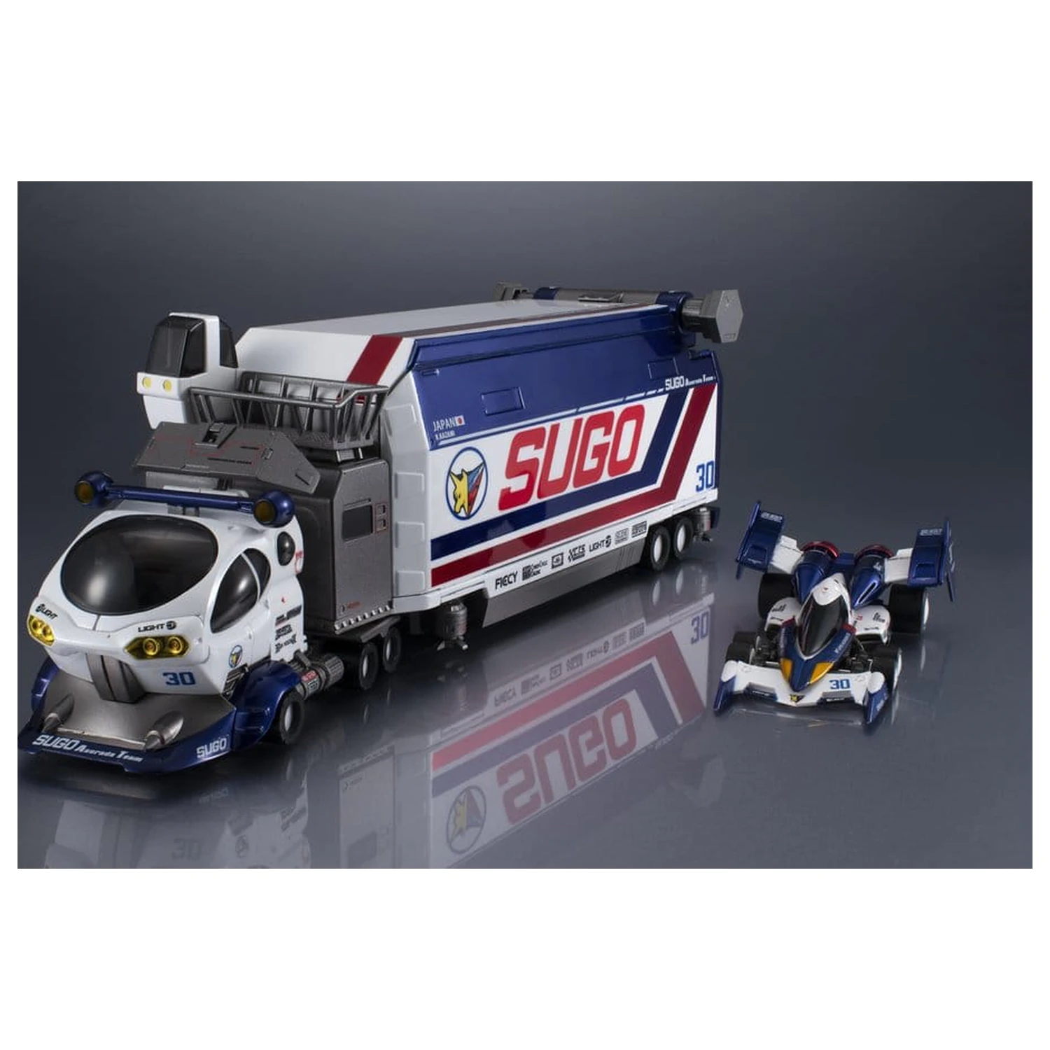 Future GPX Cyber Formula Kolekcija Vozil 2-paket Sugolegerd 10V5000 & Super Asurada 01 Circuit Mode Heritage Edition DX 22 cm fotografija izdelka