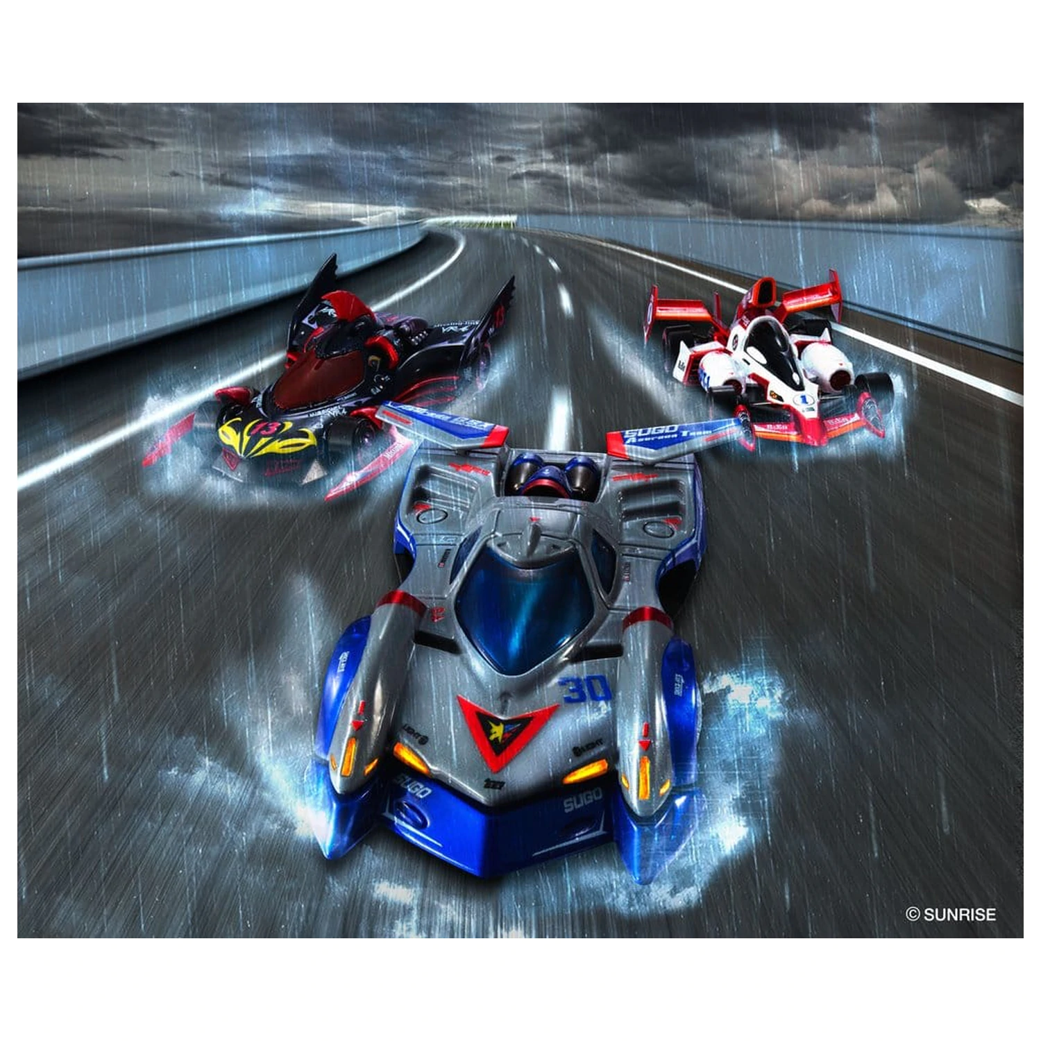 Future GPX Cyber Formula Cyber Formula Collection -Heritage Edition- Set vozil 3-paket Asurada G.S.X Aero Mode & Knight Savior 005 & Missionel VR-4 fotografija izdelka