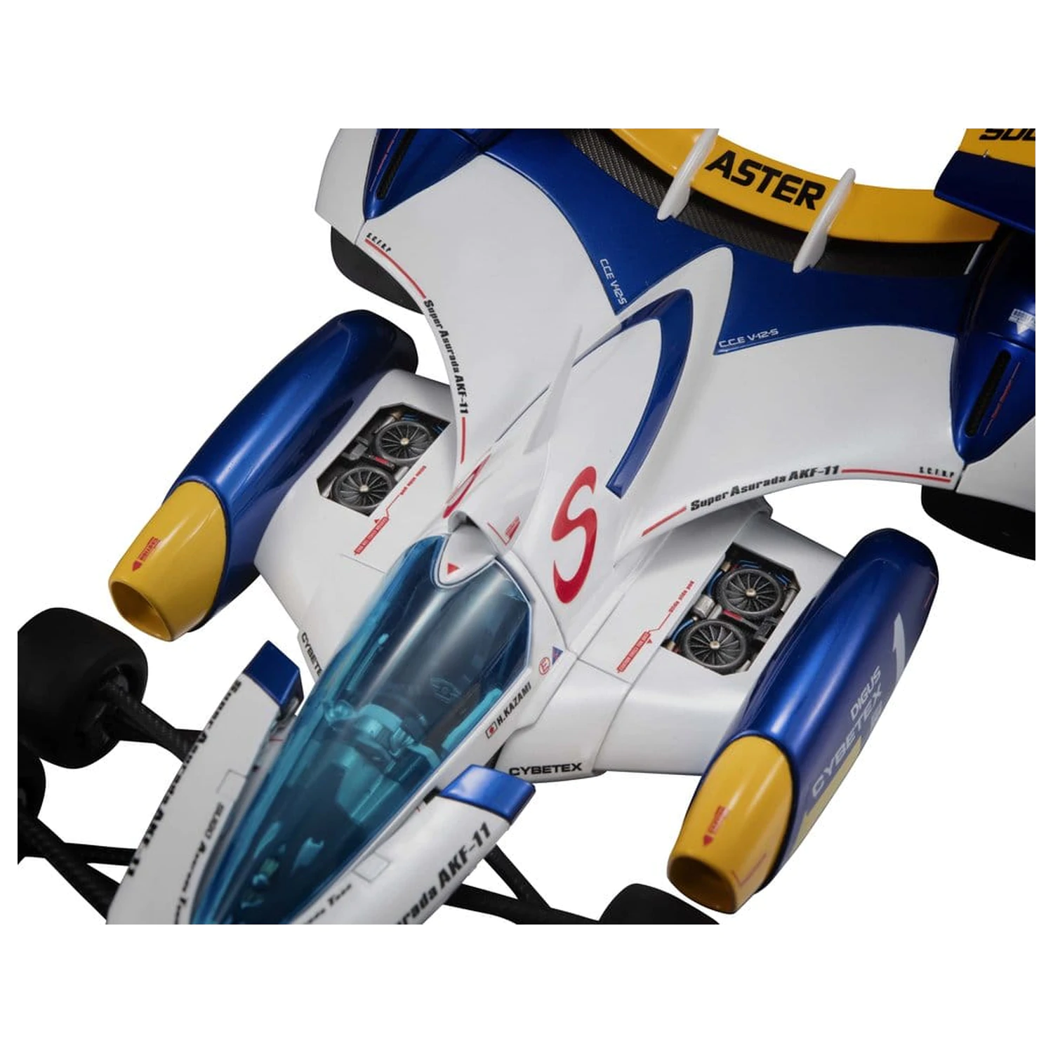 Future GPX Cyber Formula Spremenljivo Akcijsko Vozilo Visoke SPECIFIKACIJE Super Asurada AKF-11 Barvna Izdaja ob 35. Obletnici 27 cm fotografija izdelka