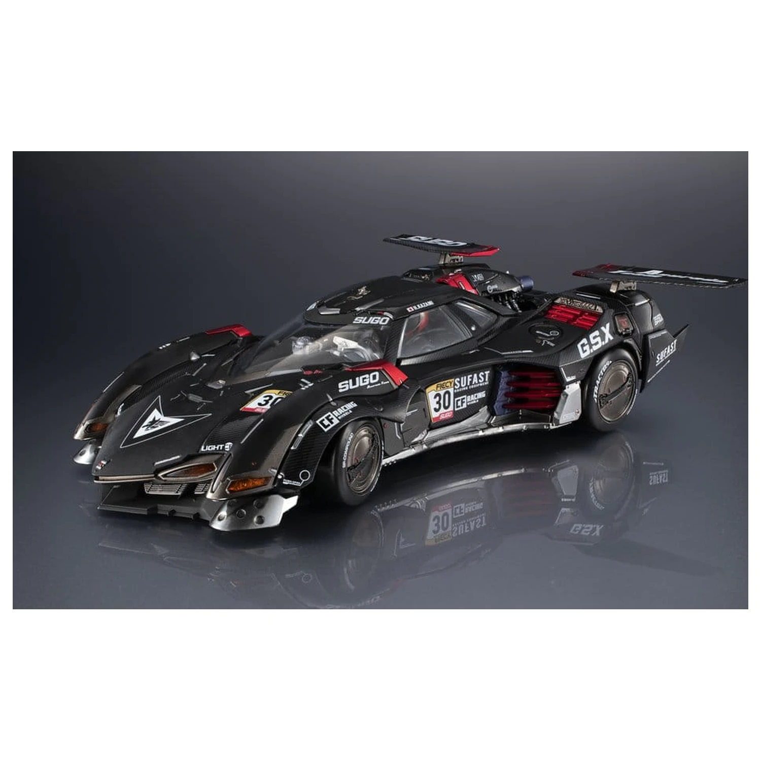 Future GPX Cyber Formula Spremenljiva Akcija Hi-SPEC Združeno Vozilo Asurada G.S.X RS SIREN 26 cm fotografija izdelka