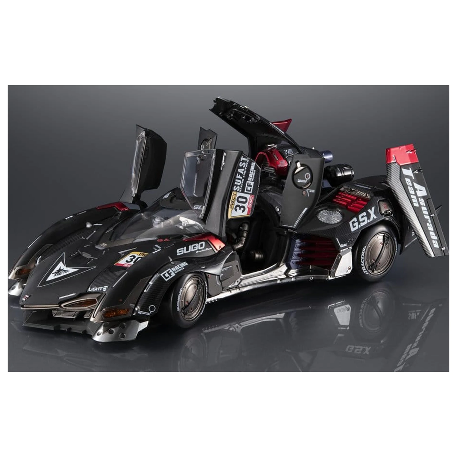 Future GPX Cyber Formula Spremenljiva Akcija Hi-SPEC Združeno Vozilo Asurada G.S.X RS SIREN 26 cm fotografija izdelka
