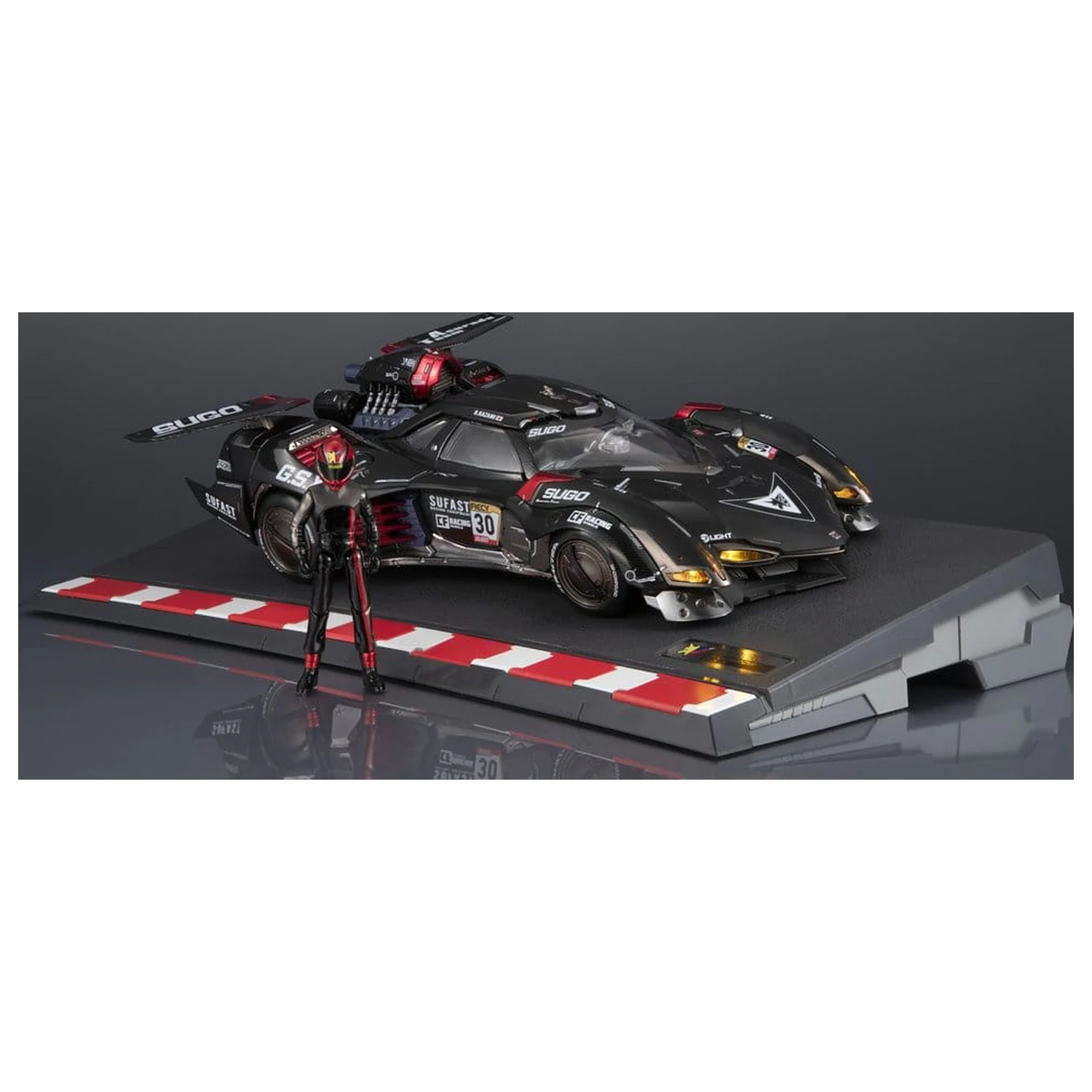 Future GPX Cyber Formula Spremenljiva Akcija Hi-SPEC Združeno Vozilo Asurada G.S.X RS SIREN 26 cm fotografija izdelka