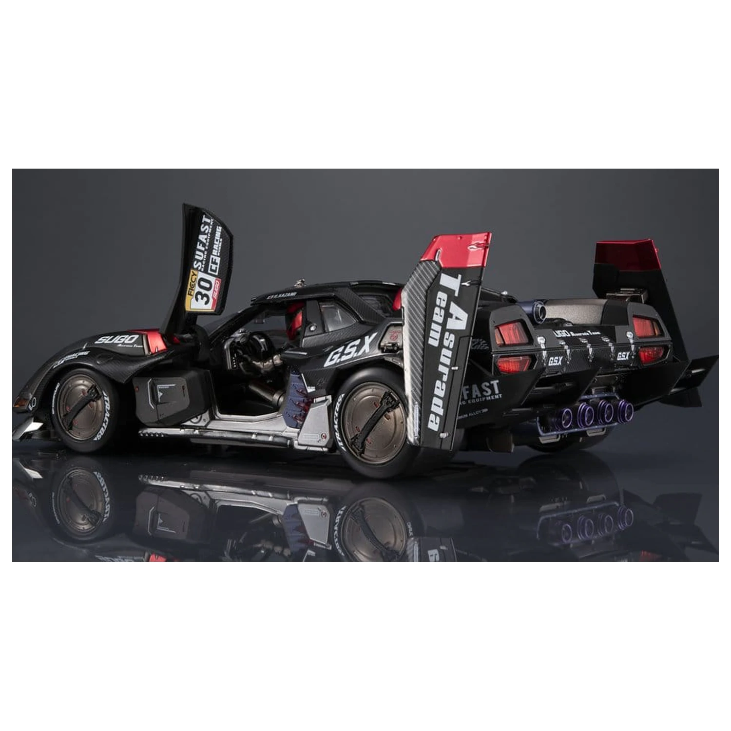 Future GPX Cyber Formula Spremenljiva Akcija Hi-SPEC Združeno Vozilo Asurada G.S.X RS SIREN 26 cm fotografija izdelka