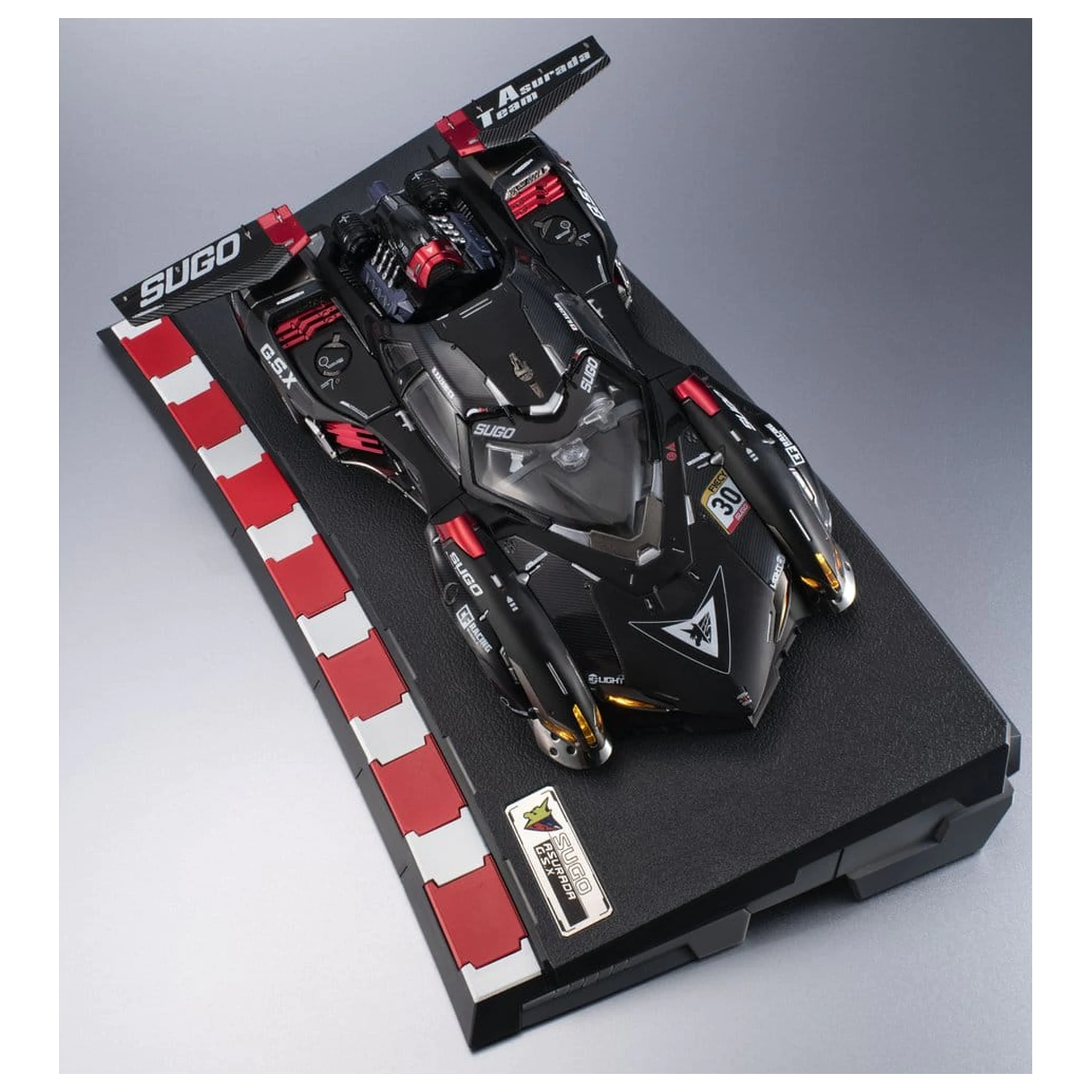 Future GPX Cyber Formula Spremenljiva Akcija Hi-SPEC Združeno Vozilo Asurada G.S.X RS SIREN 26 cm fotografija izdelka