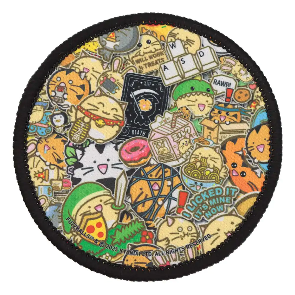 Fuzzballs podloga za mizo in set podstavkov za kozarce fotografija izdelka