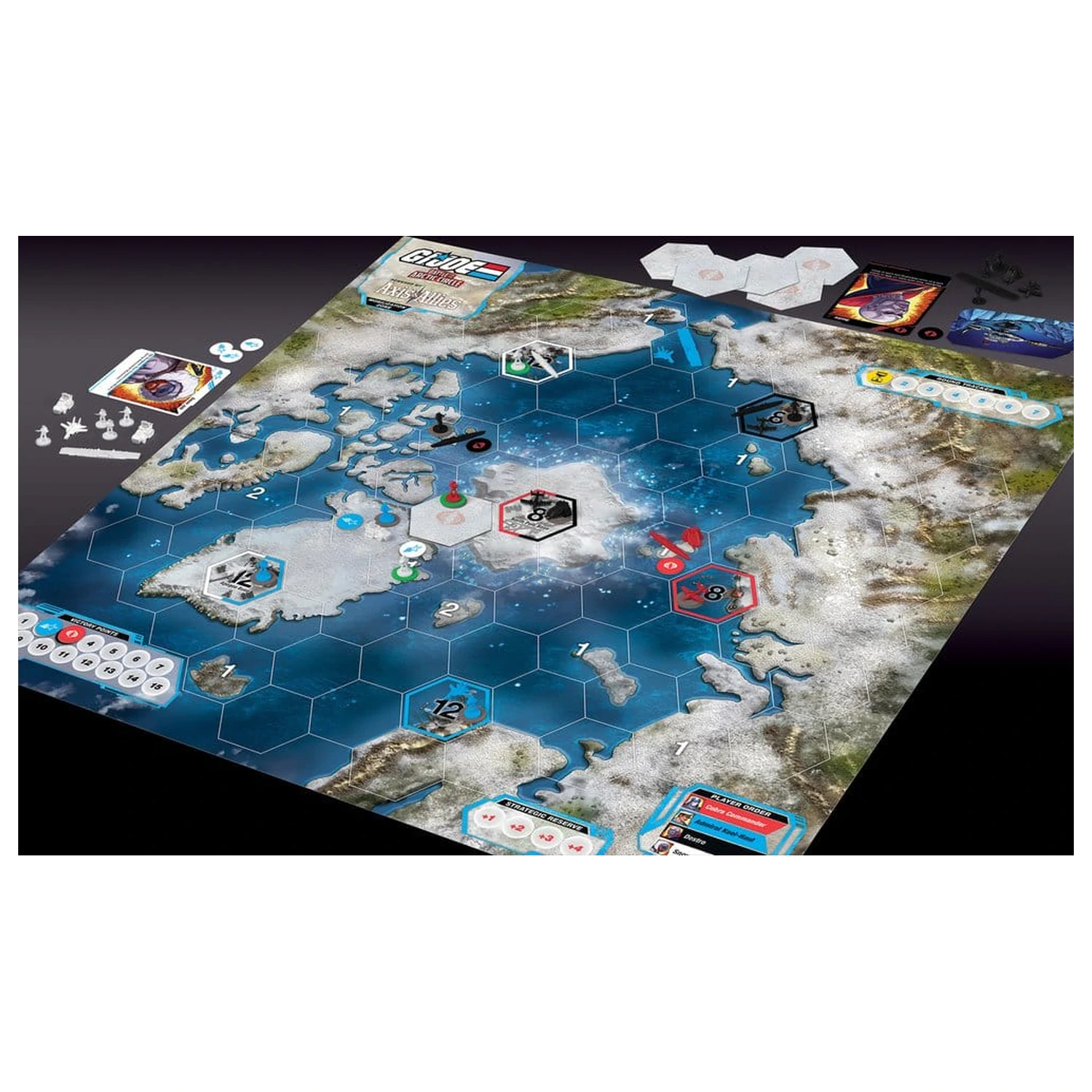 G.I. Joe družabna igra Battle for the Arctic Circle powered by Axis & Allies *English Version* fotografija izdelka