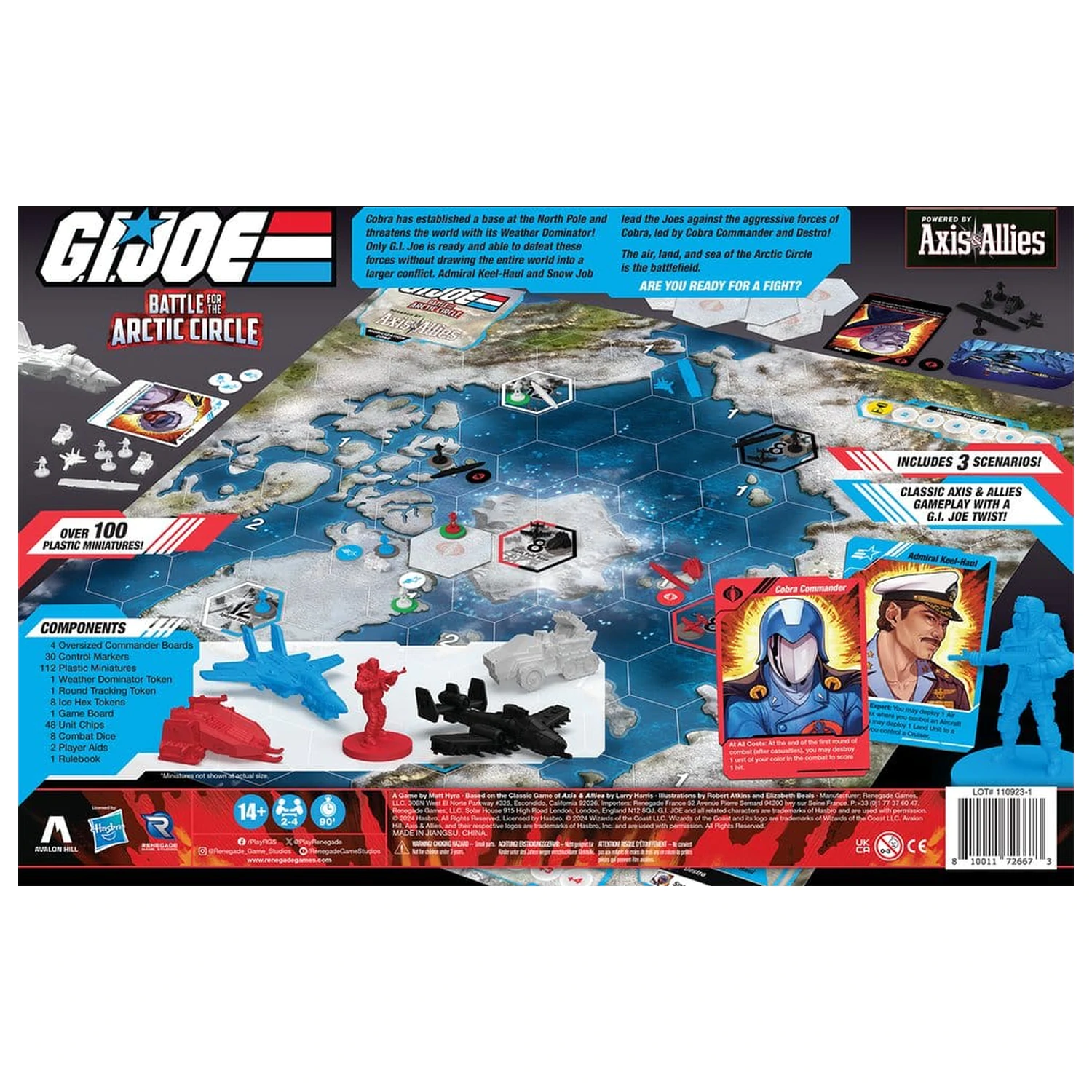 G.I. Joe družabna igra Battle for the Arctic Circle powered by Axis & Allies *English Version* fotografija izdelka