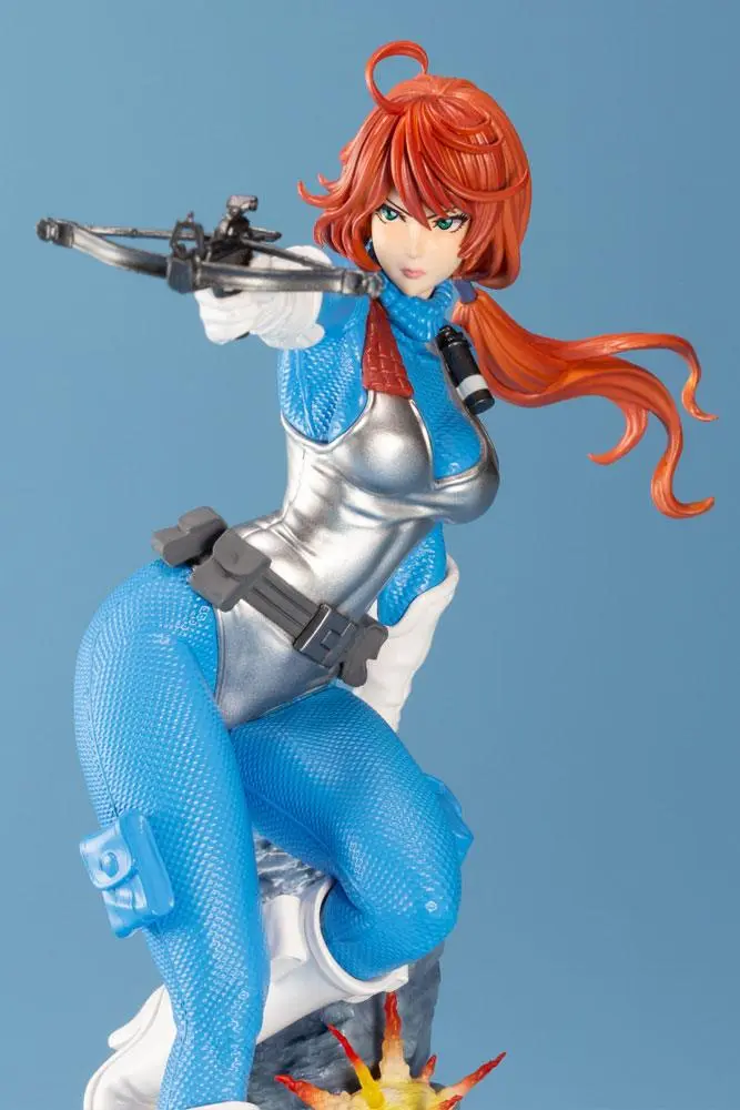 G.I. Joe Bishoujo PVC kip 1/7 Scarlett 25th Anniversary Sky Blue Color Ver. 23 cm fotografija izdelka