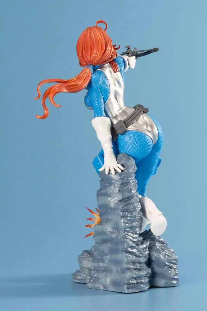 G.I. Joe Bishoujo PVC kip 1/7 Scarlett 25th Anniversary Sky Blue Color Ver. 23 cm fotografija izdelka