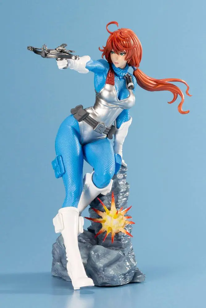 G.I. Joe Bishoujo PVC kip 1/7 Scarlett 25th Anniversary Sky Blue Color Ver. 23 cm fotografija izdelka