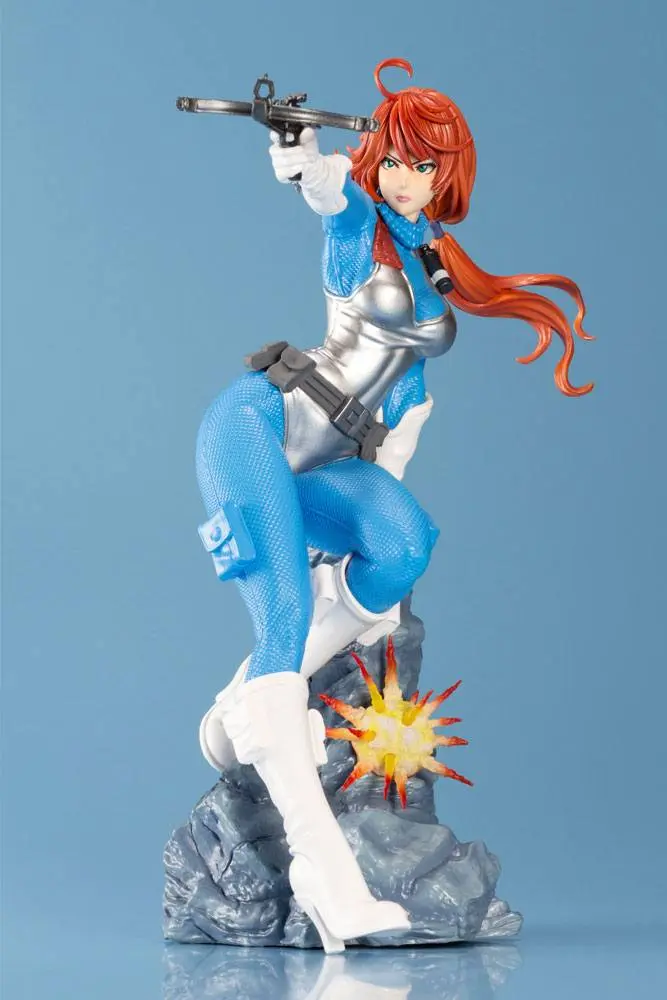 G.I. Joe Bishoujo PVC kip 1/7 Scarlett 25th Anniversary Sky Blue Color Ver. 23 cm fotografija izdelka