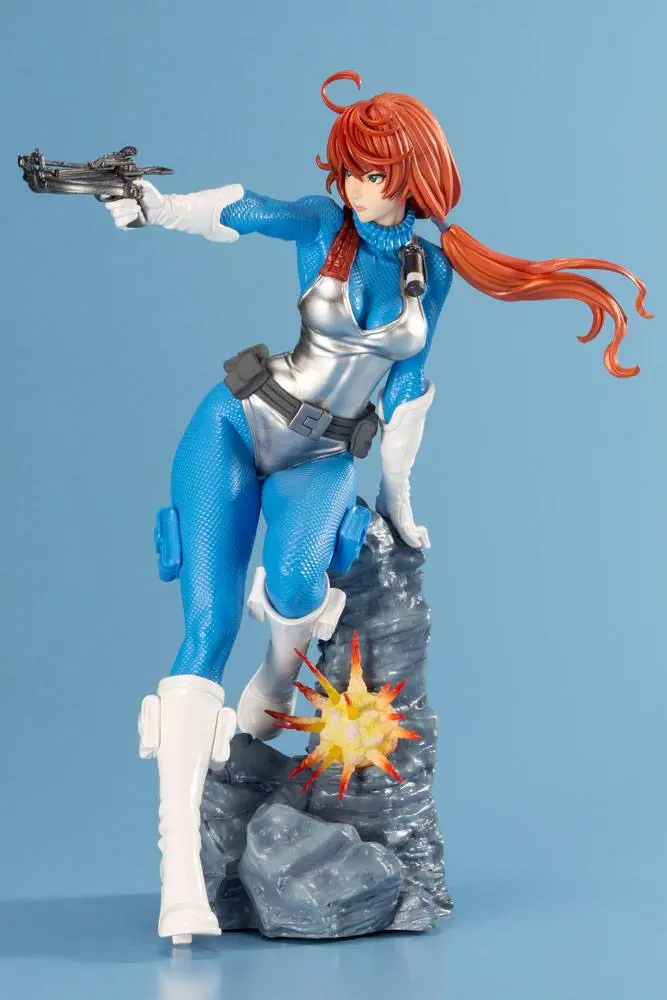 G.I. Joe Bishoujo PVC kip 1/7 Scarlett 25th Anniversary Sky Blue Color Ver. 23 cm fotografija izdelka
