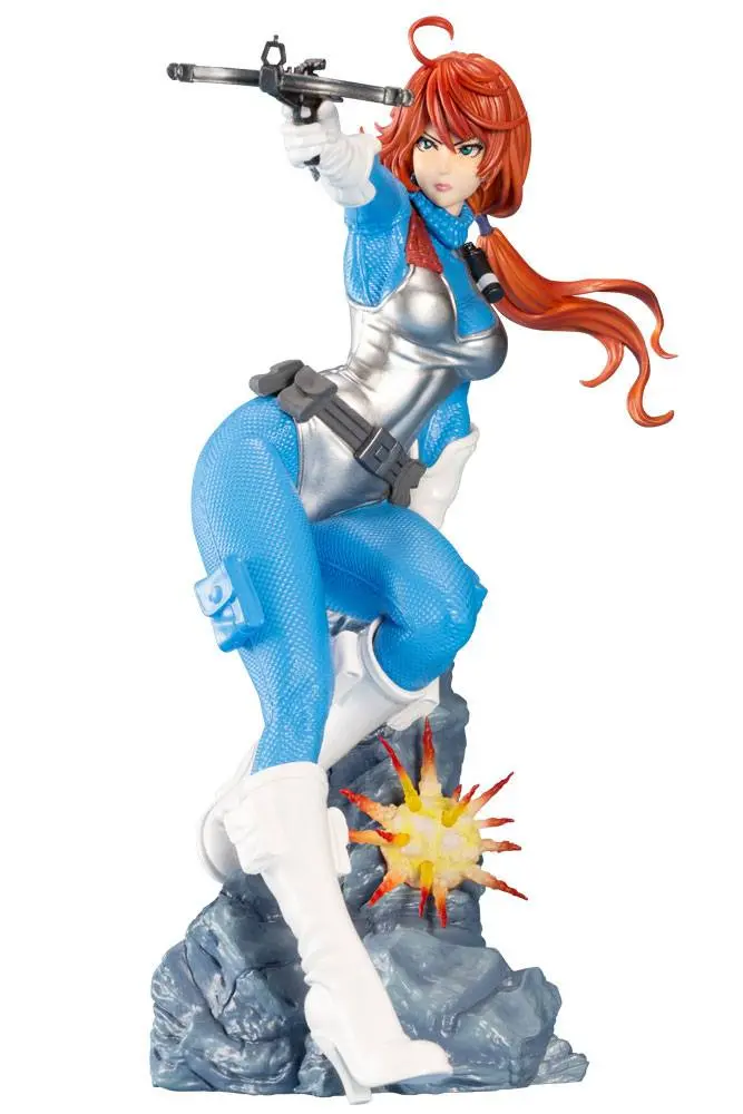 G.I. Joe Bishoujo PVC kip 1/7 Scarlett 25th Anniversary Sky Blue Color Ver. 23 cm fotografija izdelka