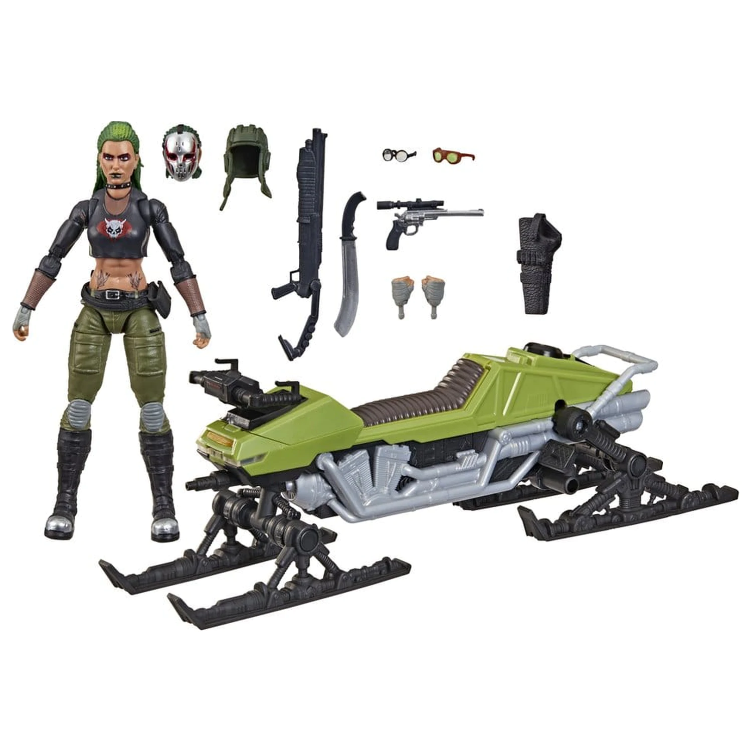 G.I. Joe Classified Series akcijska figura in komplet vozila #194 Zanya in Dreadnok Chameleon (Swamp Skier) 15 cm fotografija izdelka