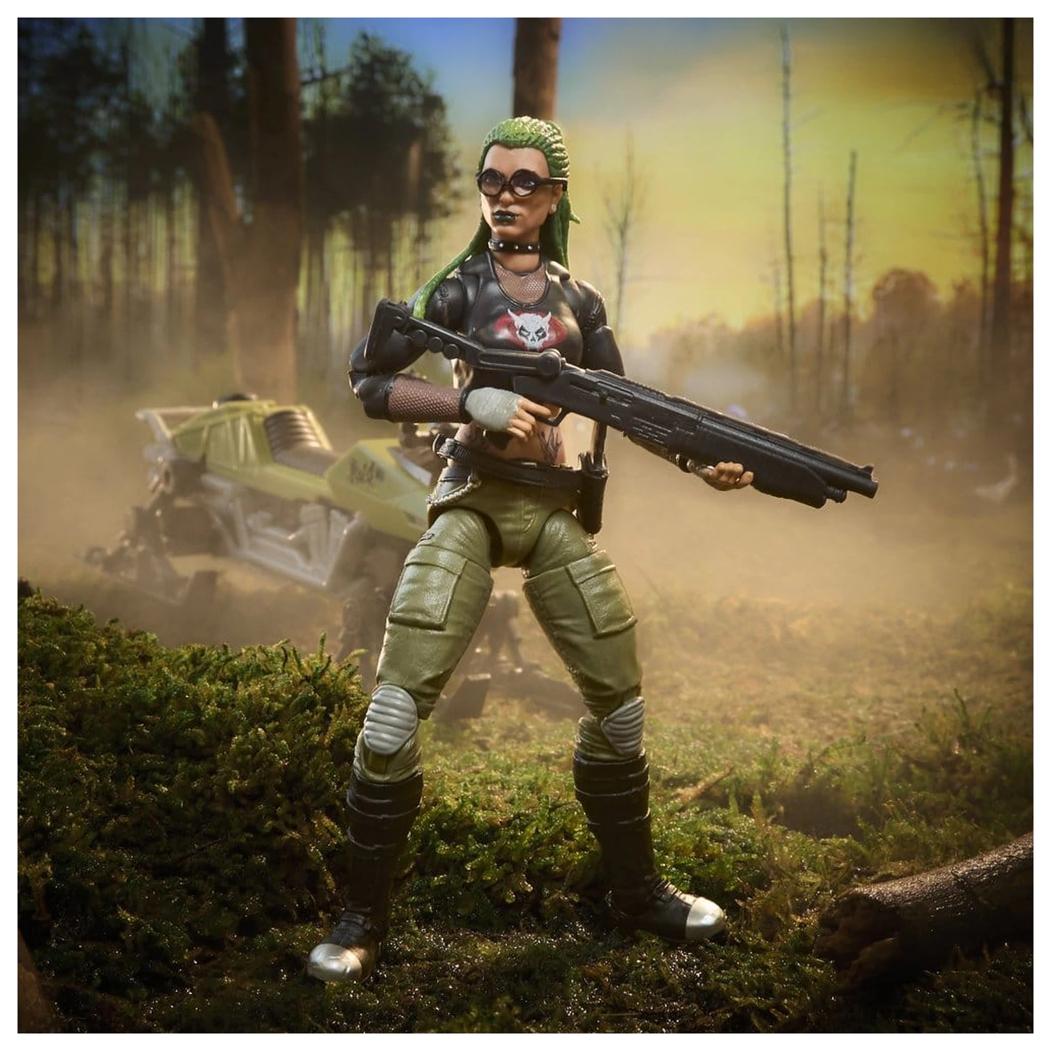 G.I. Joe Classified Series akcijska figura in komplet vozila #194 Zanya in Dreadnok Chameleon (Swamp Skier) 15 cm fotografija izdelka