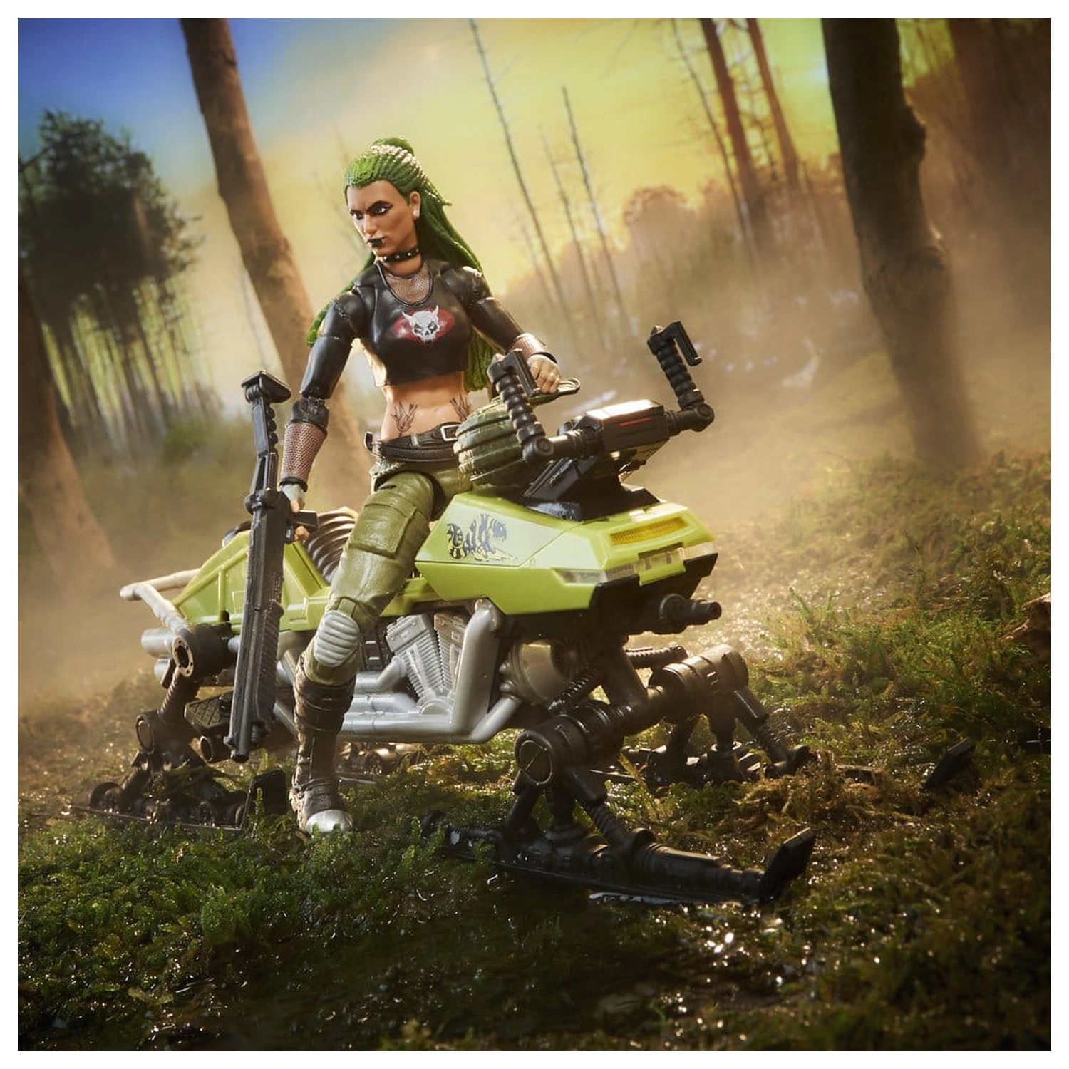 G.I. Joe Classified Series akcijska figura in komplet vozila #194 Zanya in Dreadnok Chameleon (Swamp Skier) 15 cm fotografija izdelka