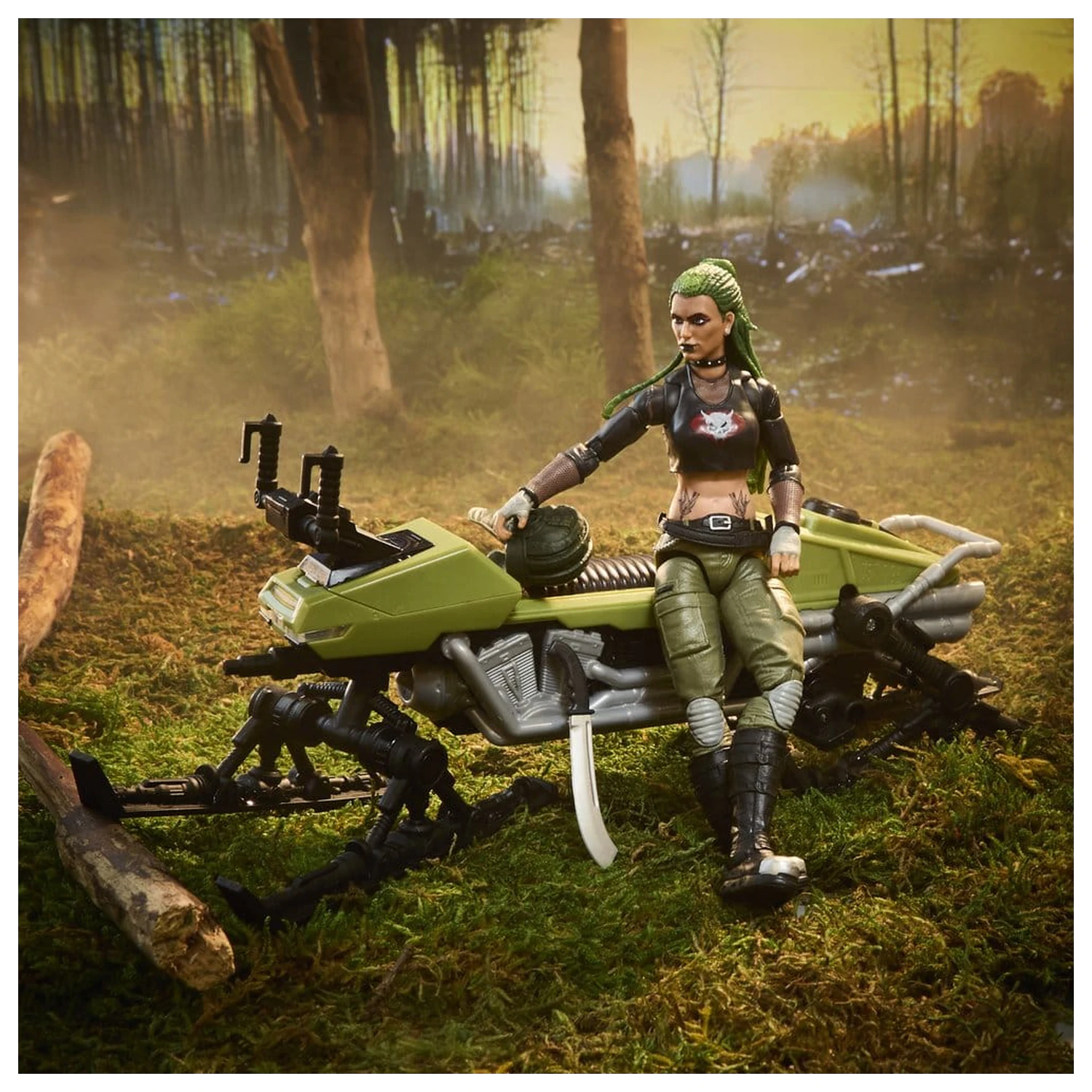 G.I. Joe Classified Series akcijska figura in komplet vozila #194 Zanya in Dreadnok Chameleon (Swamp Skier) 15 cm fotografija izdelka
