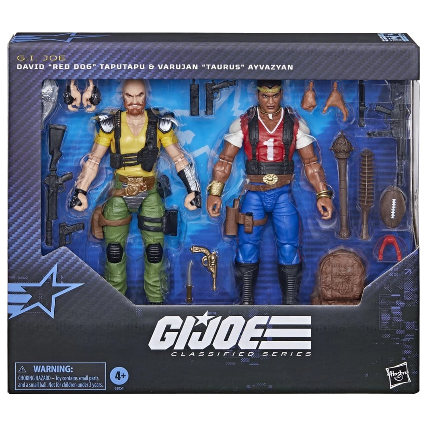 G.I. Joe Classified Series Akcijski figuri 2-paket #193 David "Red Dog" Taputapu & Varujan "Taurus" Ayvazyan 15 cm fotografija izdelka