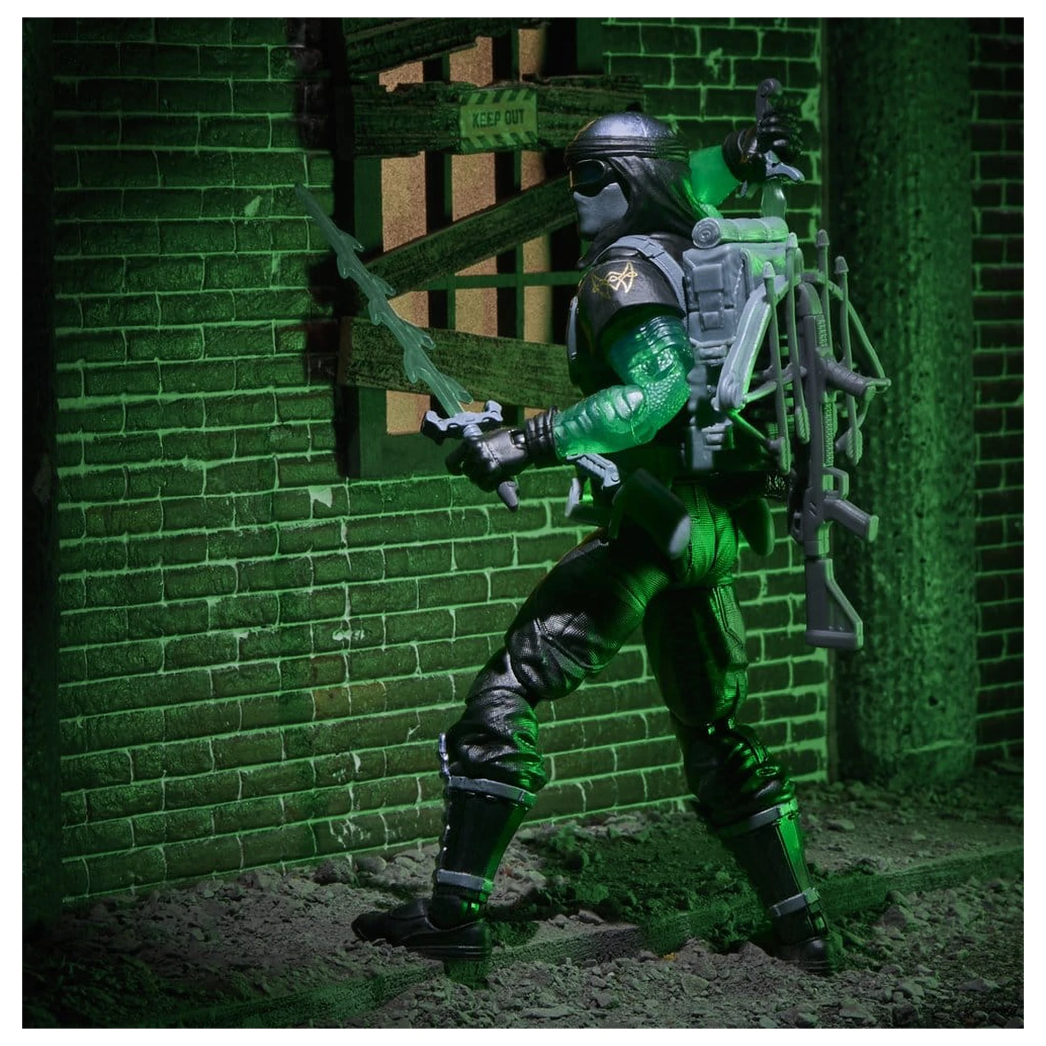 G.I. Joe Classified Series Akcijska figura #202 Night-Creeper (D.I.R.E. Tech) 15 cm fotografija izdelka