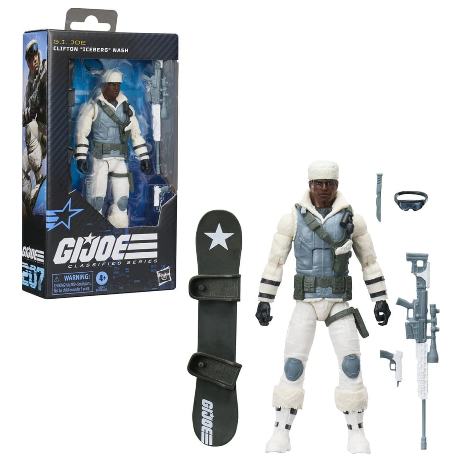 G.I. Joe Classified Series Akcijska figura #207 Clifton "Iceberg" Nash 15 cm fotografija izdelka