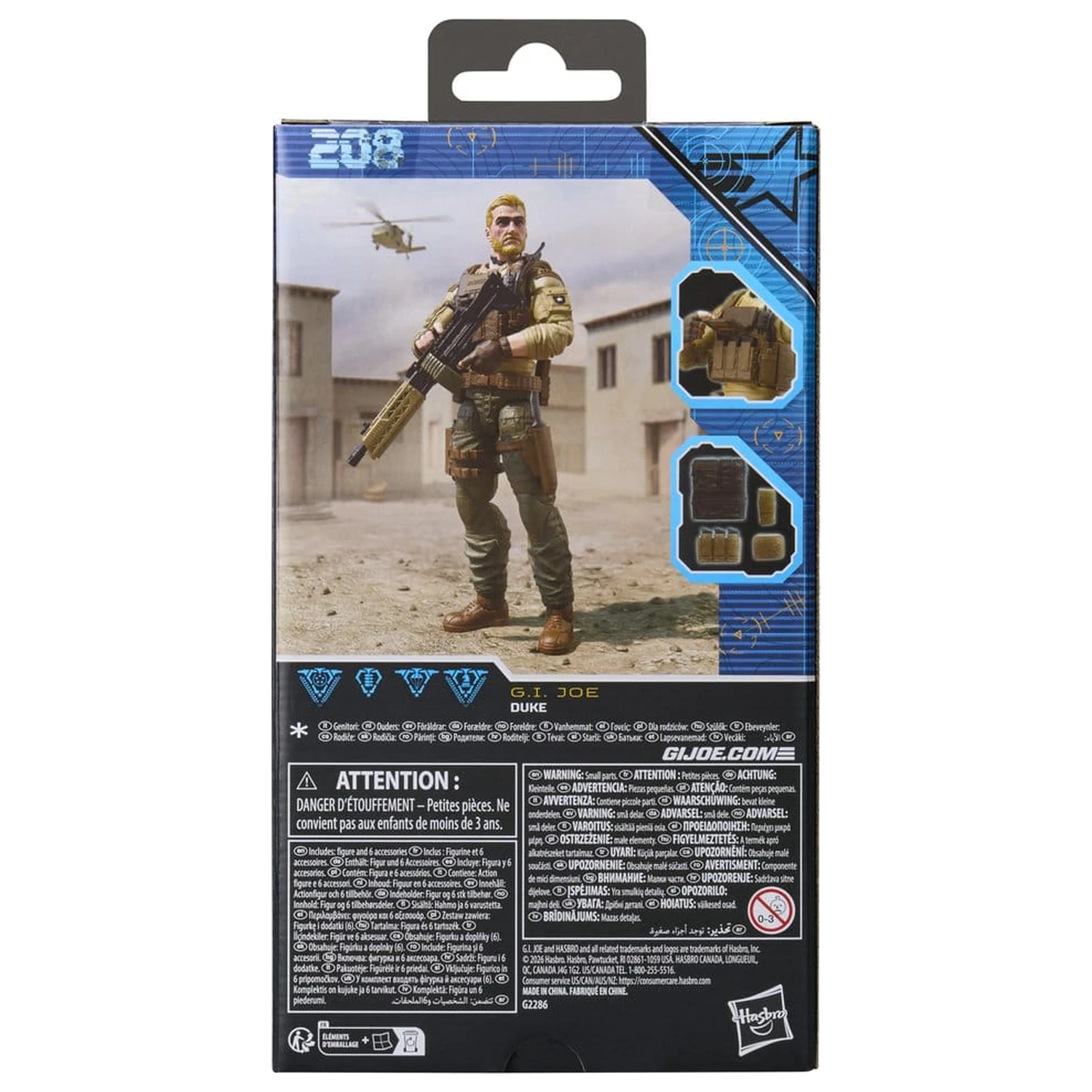 G.I. Joe Classified Series Akcijska figura #208 Duke 15 cm fotografija izdelka