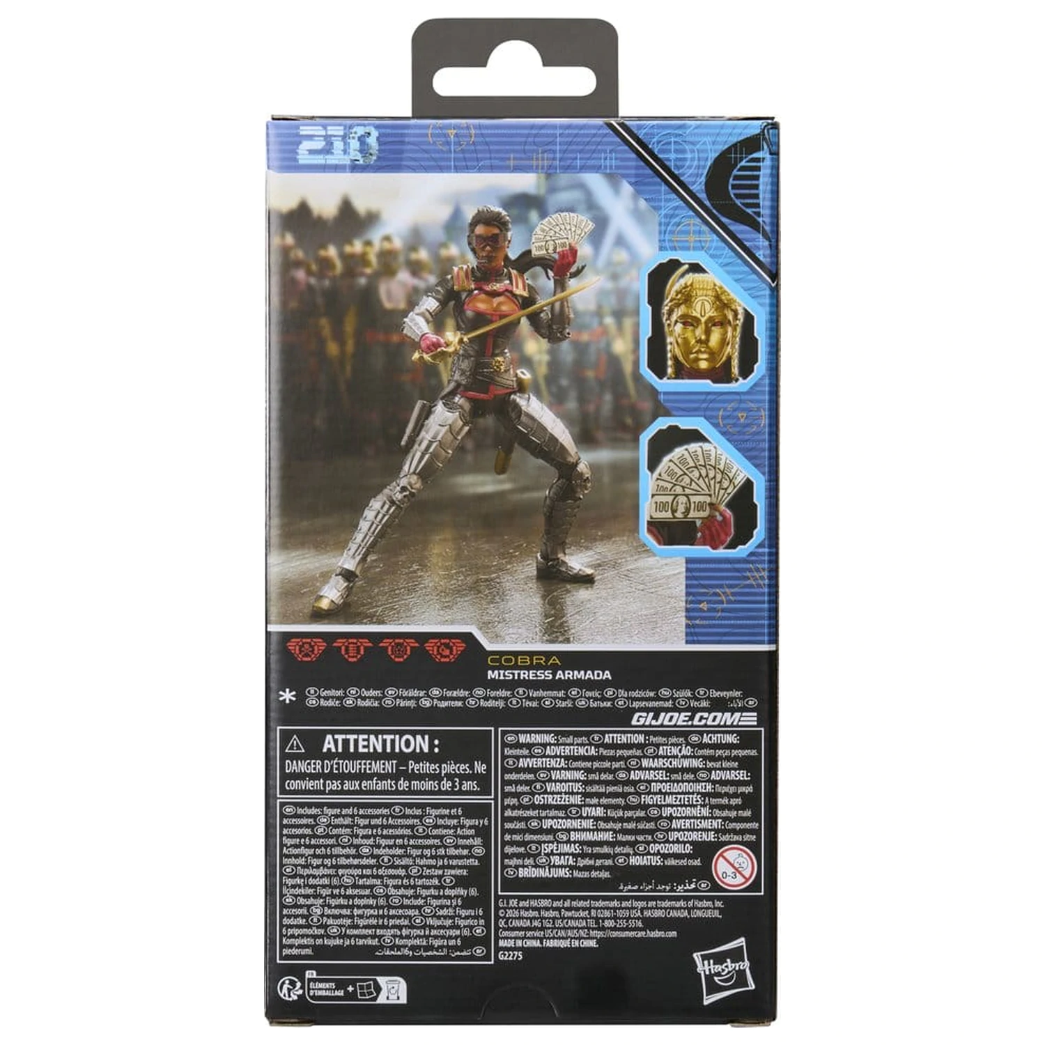 G.I. Joe Classified Series akcijska figura #210 Mistress Armada 15 cm fotografija izdelka
