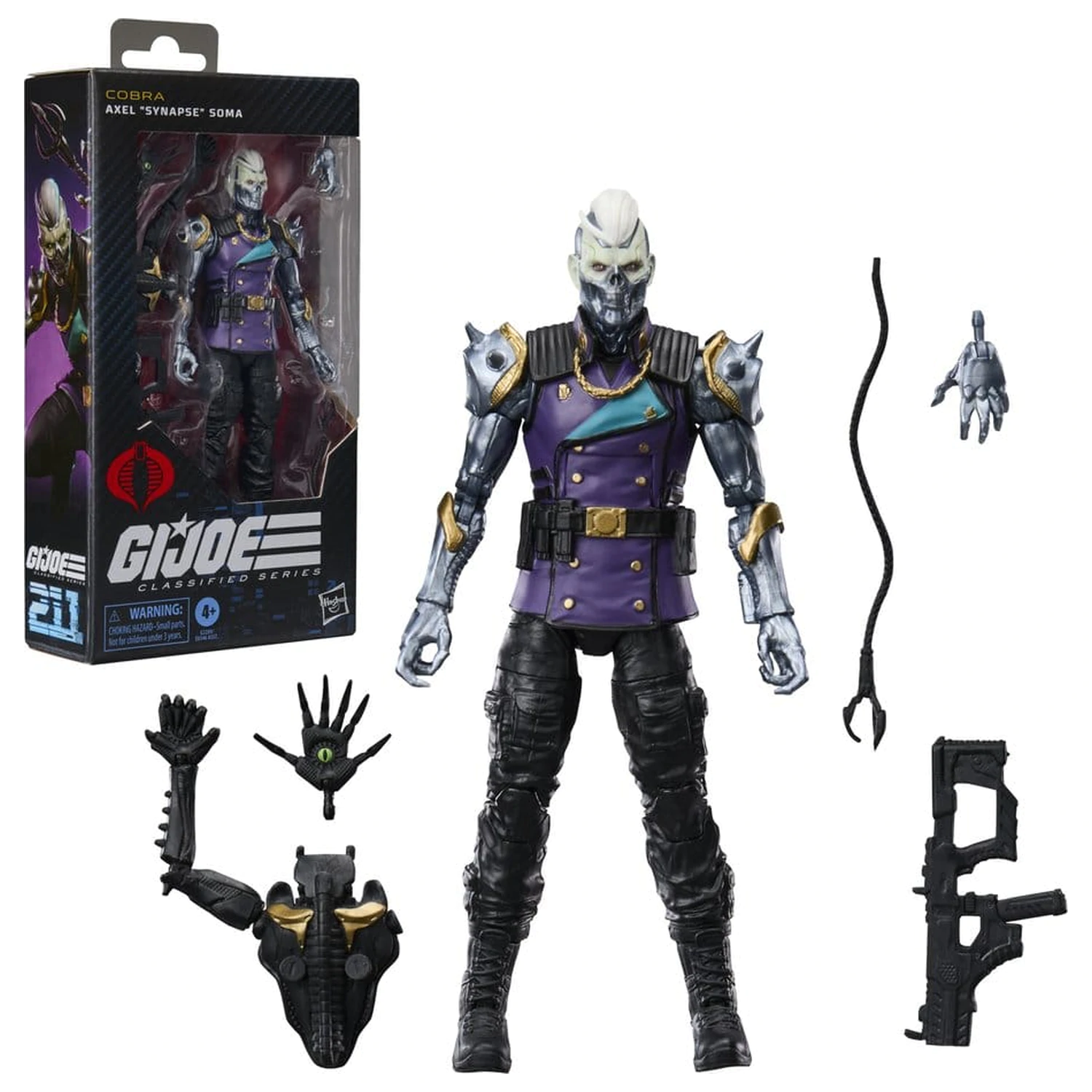 G.I. Joe Classified Series akcijska figura #211 Axel "Synapse" Soma 15 cm fotografija izdelka