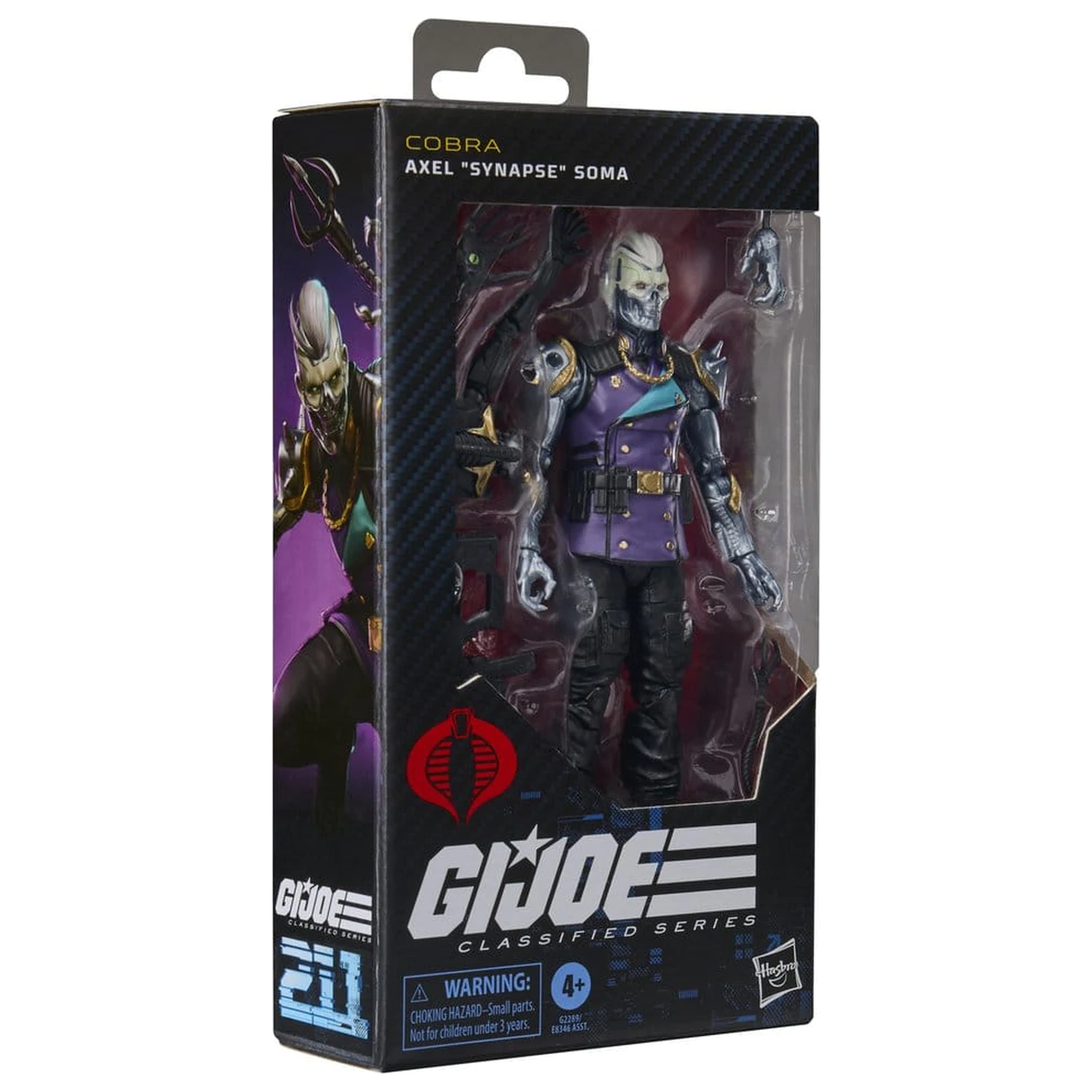 G.I. Joe Classified Series akcijska figura #211 Axel "Synapse" Soma 15 cm fotografija izdelka