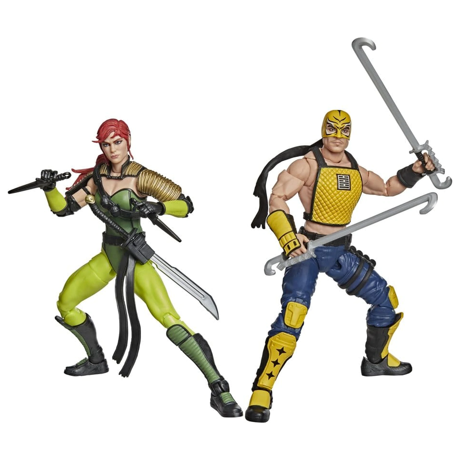 G.I. Joe Classified Series Akcijska figura 2-Pack #212 Ninja Force Scarlett & T'Jbang 15 cm fotografija izdelka