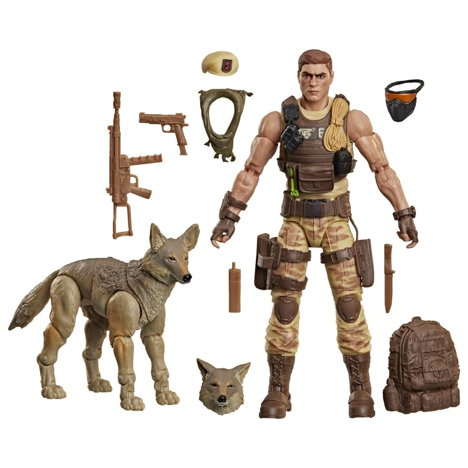 G.I. Joe Classified Series akcijska figura #217 Dusty & Coyote Sandstorm 15 cm fotografija izdelka