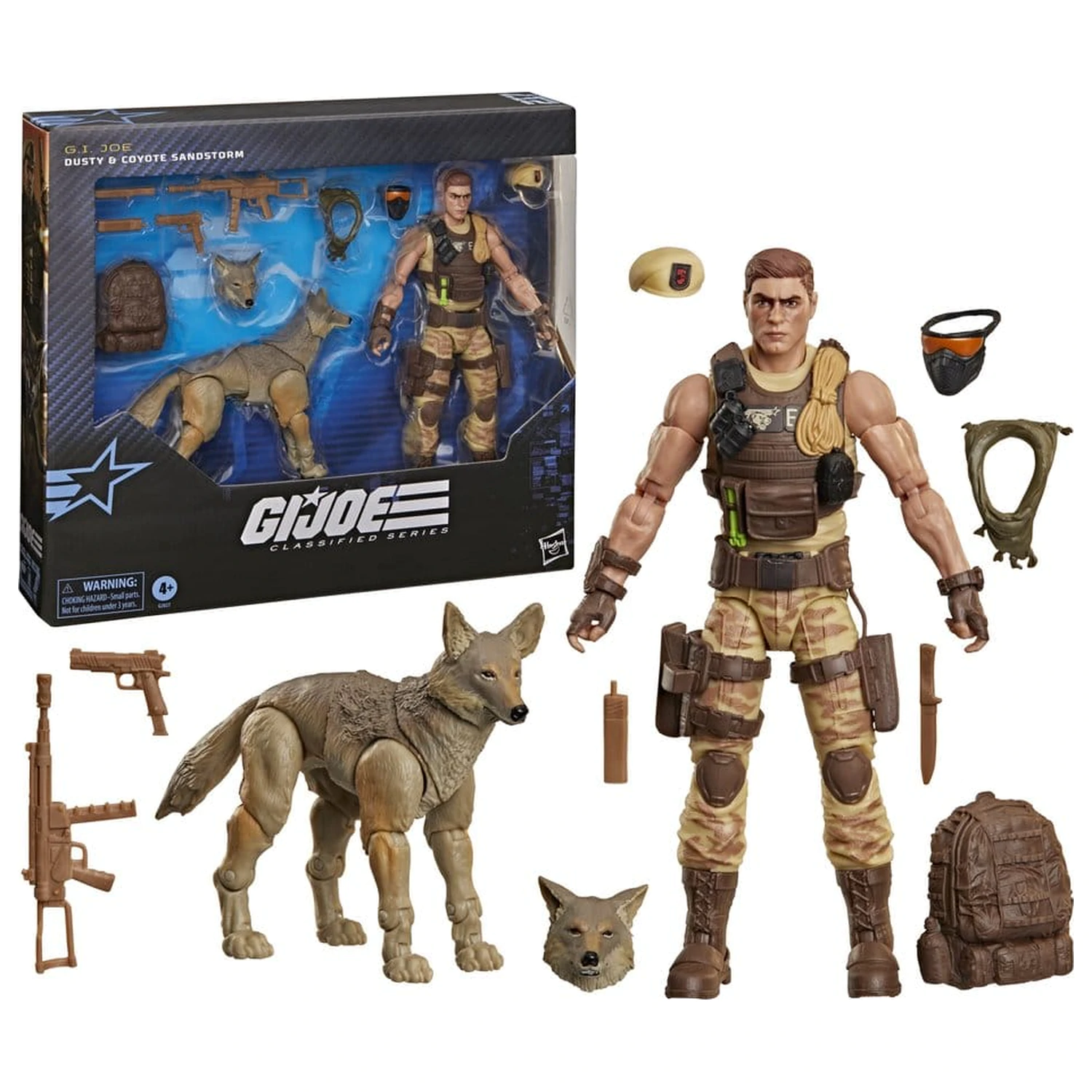 G.I. Joe Classified Series akcijska figura #217 Dusty & Coyote Sandstorm 15 cm fotografija izdelka