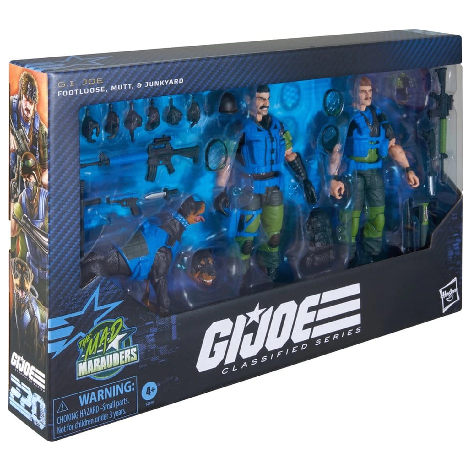G.I. Joe Classified Series Akcijska figura 3-Paket #220 Mad Marauders: Footloose & Mutt & Junkyard 15 cm fotografija izdelka